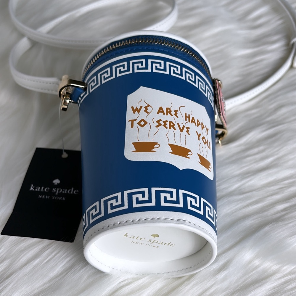 NWT💃Kate Spade Collectable Coffee Break 3D Crossbody - Picture 8 of 10